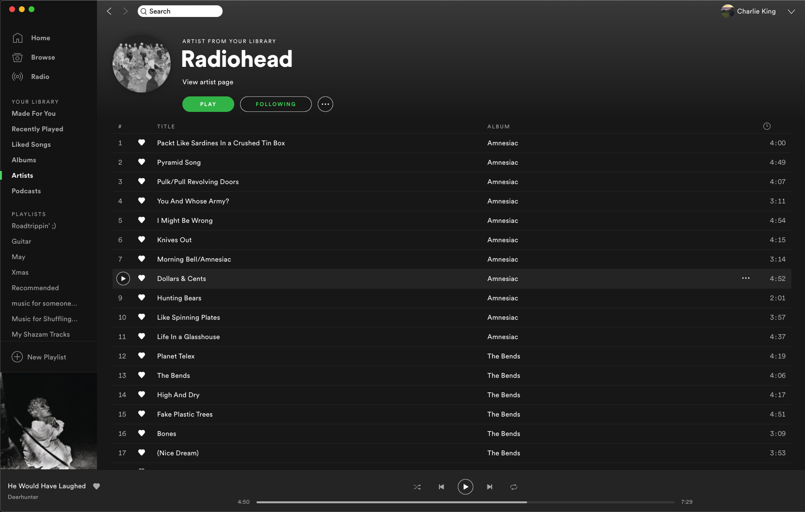 Spotify desktop